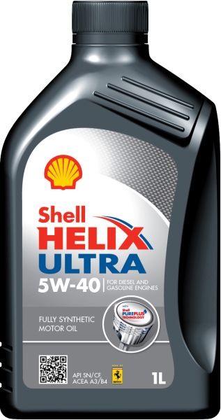 Масло моторное SHELL Helix Ultra 5W-40 1л SHELL 550040638